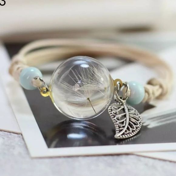 2020 New Newest Dry Plant Specimen Bracelet Glass - Picture 3 of 5